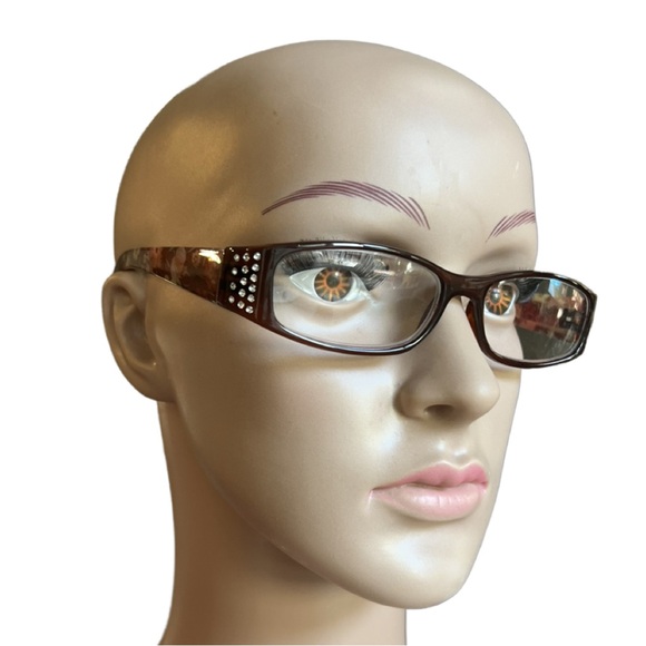 Foster Grant Women's Floral Reader Glasses +1.5 with Case - Picture 2 of 8